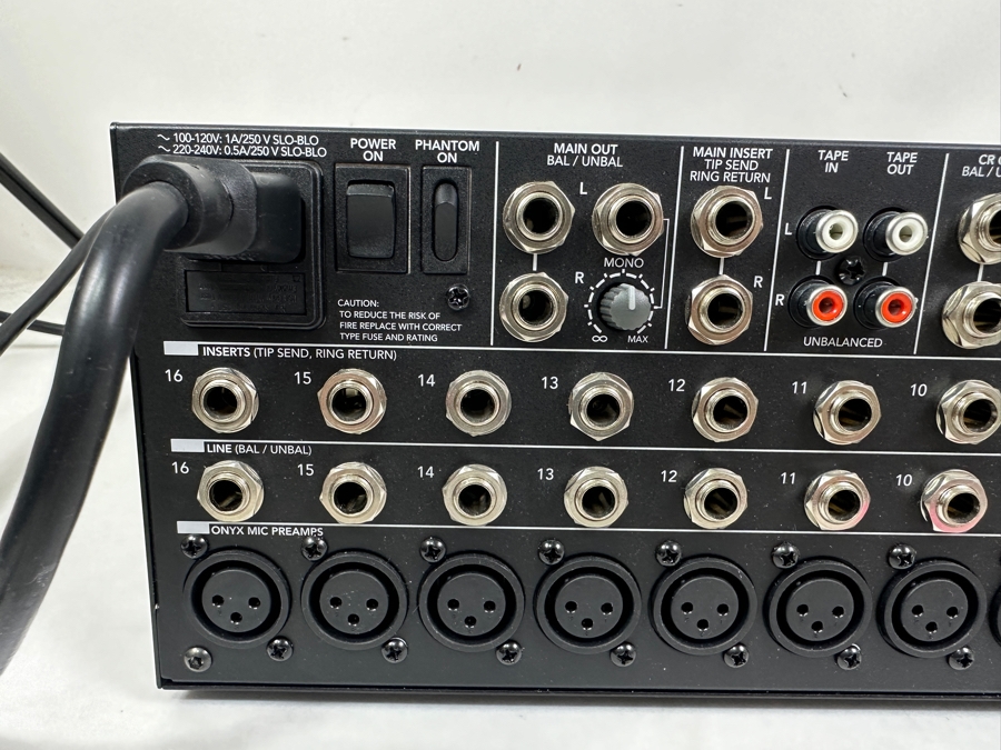 Mackie 1604VLZ4: A 16-Channel Analog Audio Mixer For Professional Sound Mixing And Control 17.5W X 17D X 6H Retails $1,049 [Photo 8]
