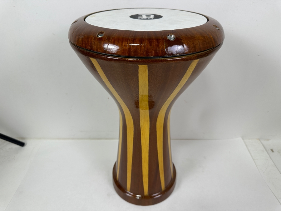 Meinl Darbuka Wooden Goblet Drum With Soft Case 11'W X 17.5'H [Photo 2]