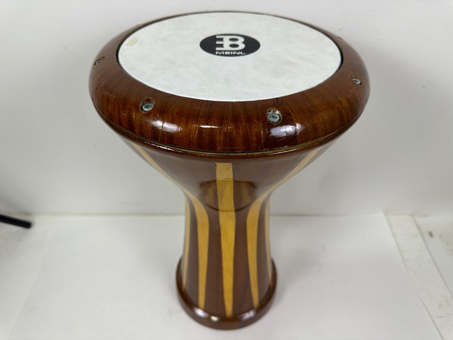 Meinl Darbuka Wooden Goblet Drum With Soft Case 11'W X 17.5'H [Photo 3]