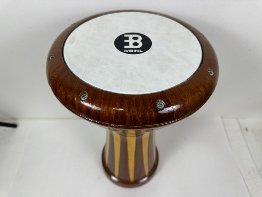 Meinl Darbuka Wooden Goblet Drum With Soft Case 11'W X 17.5'H [Photo 5]