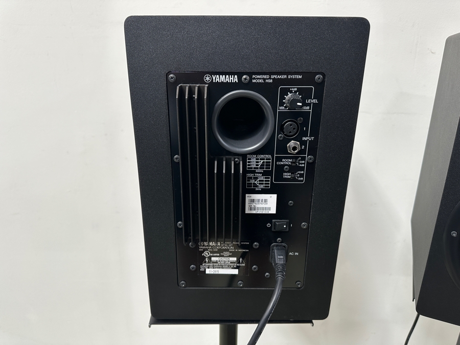 Two Yamaha HS8 Studio Monitor Speakers On Stands 48'H Retails $800+ [Photo 7]