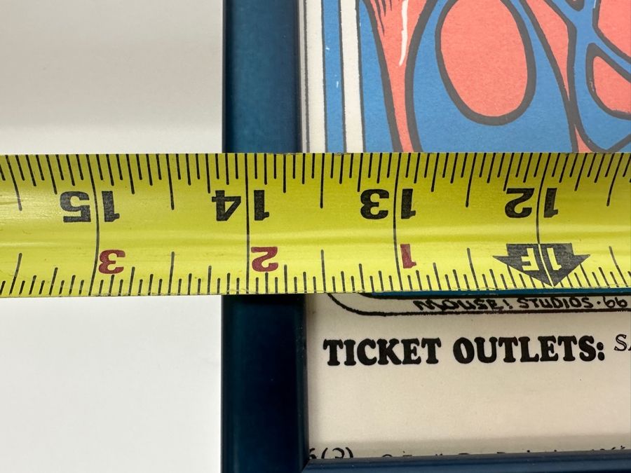 Vintage 1966 Mouse Studios Concert Poster Featuring The Grateful Dead - Skeleton & Roses Artwork For Avalon Ballroom FD-26-3 14' X 20' Framed [Photo 12]