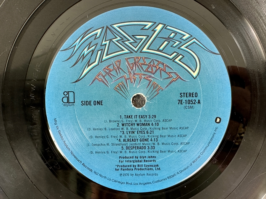 Eagles - Their Greatest Hits 1971-1975 Asylum Records 7E-1052 1976 Vinyl Record [Photo 4]