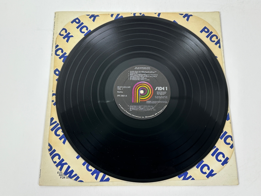 The Beatles - 1st Live Recordings Volume One: Hamburg, Germany, 1962 Pickwick SPC-3661 1979 Vinyl Record [Photo 3]