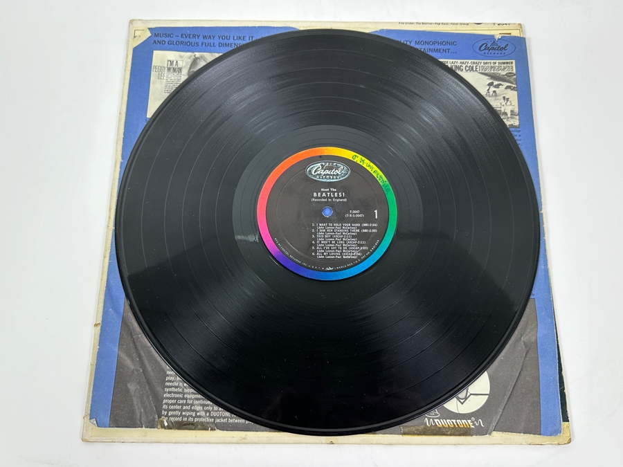 The Beatles - Meet The Beatles! - Original Pressing From Capitol Records T 2047 1964 - Classic Vinyl Record [Photo 3]