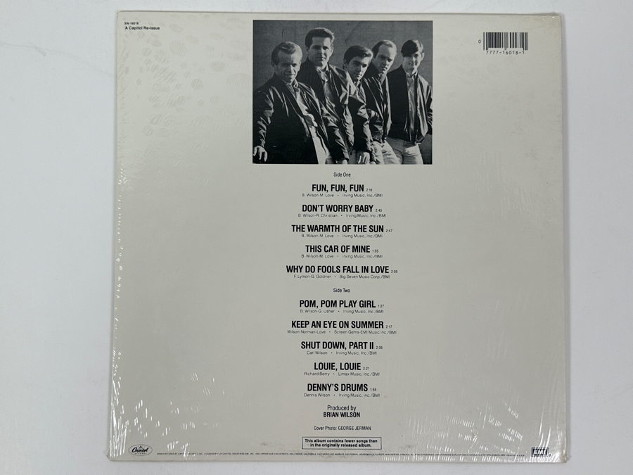 Factory Sealed The Beach Boys - Fun. Fun. Fun. Capitol Records SN-16018 1980 Vinyl Record [Photo 3]
