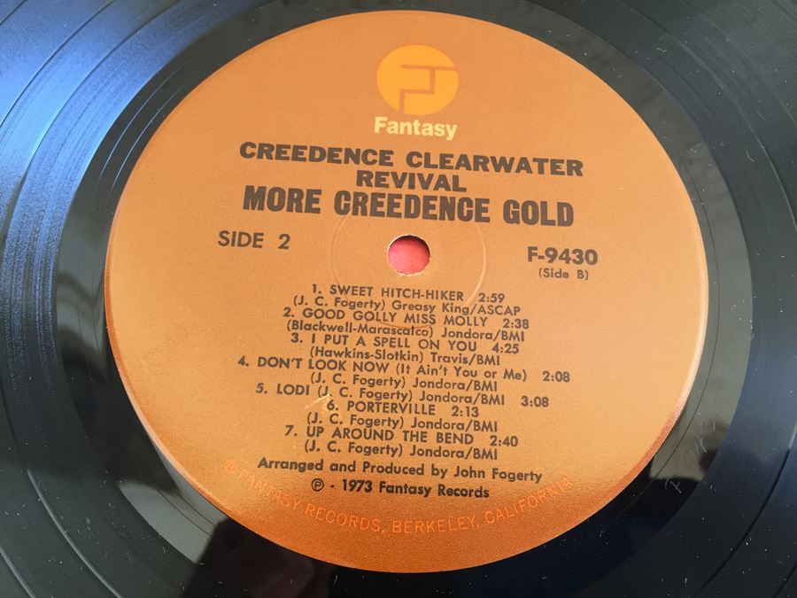 Creedence Clearwater Revival ‎- More Creedence Gold - Fantasy ‎- F