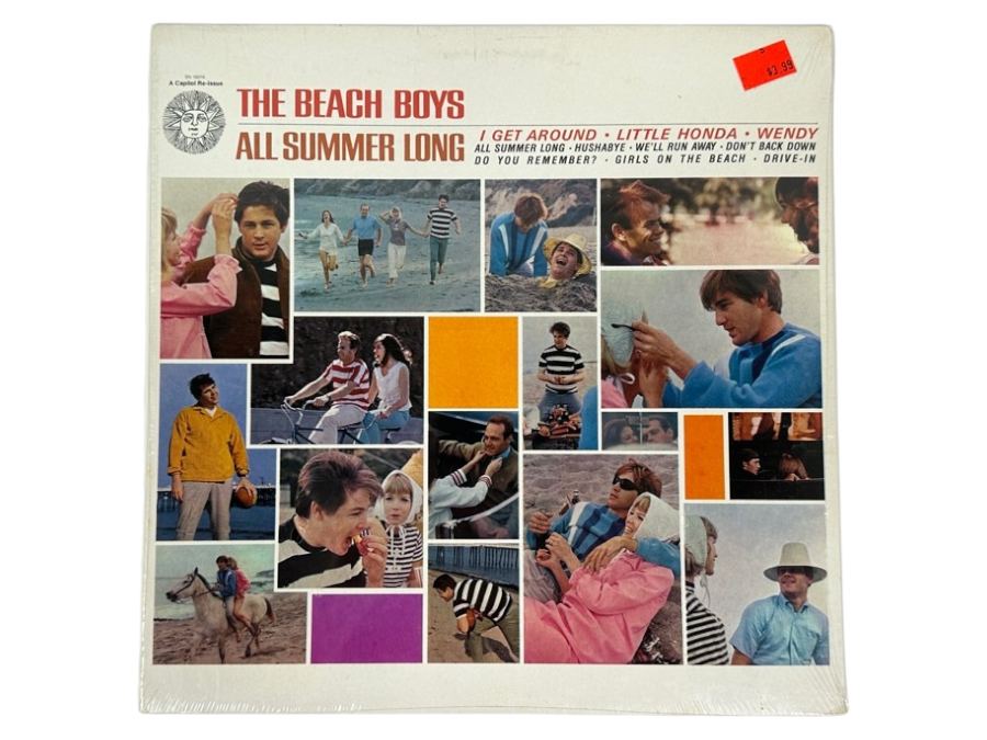 Factory Sealed The Beach Boys - All Summer Long - Capitol SN-16016 1980 Vinyl Record