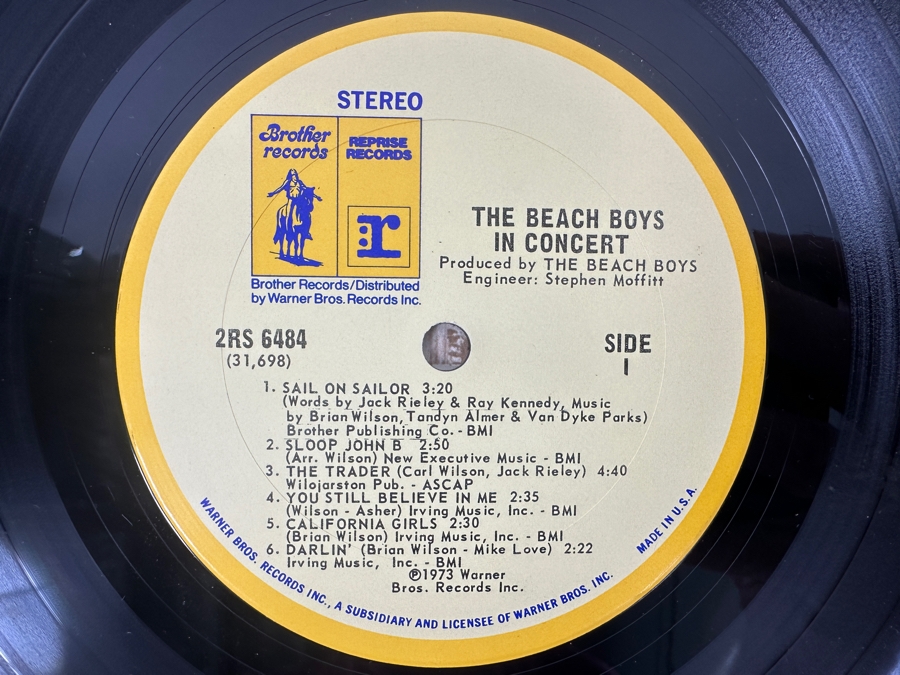 The Beach Boys - In Concert - Reprise Records - 2RS 6484 1973 Vinyl Record [Photo 6]