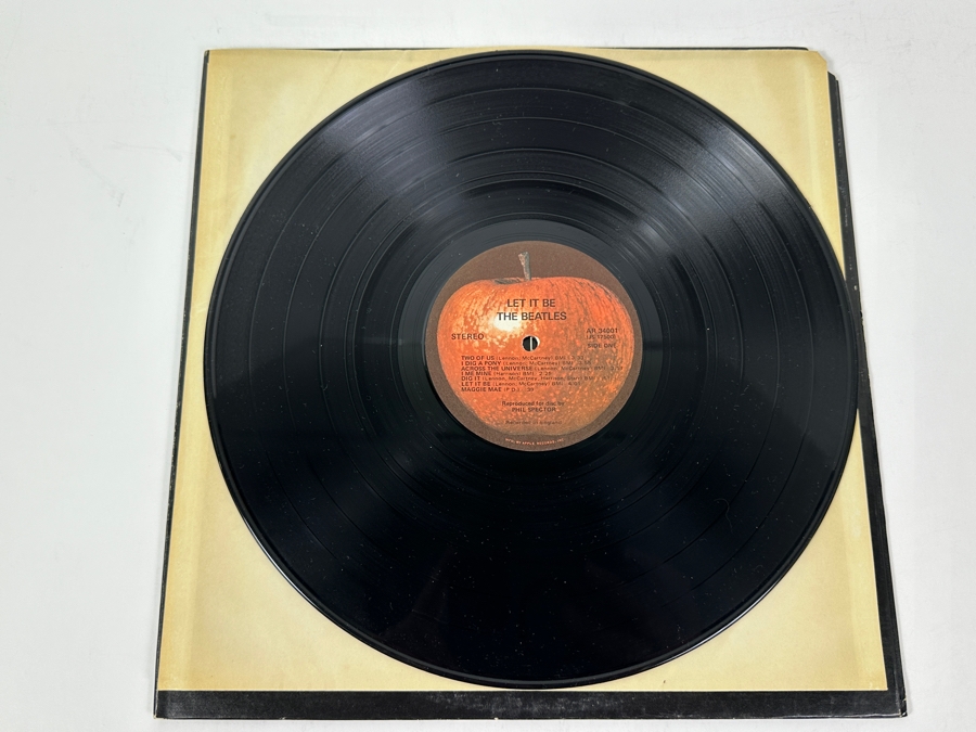 The Beatles - Let It Be - Apple Records AR 34001 1970 Vinyl Record [Photo 4]
