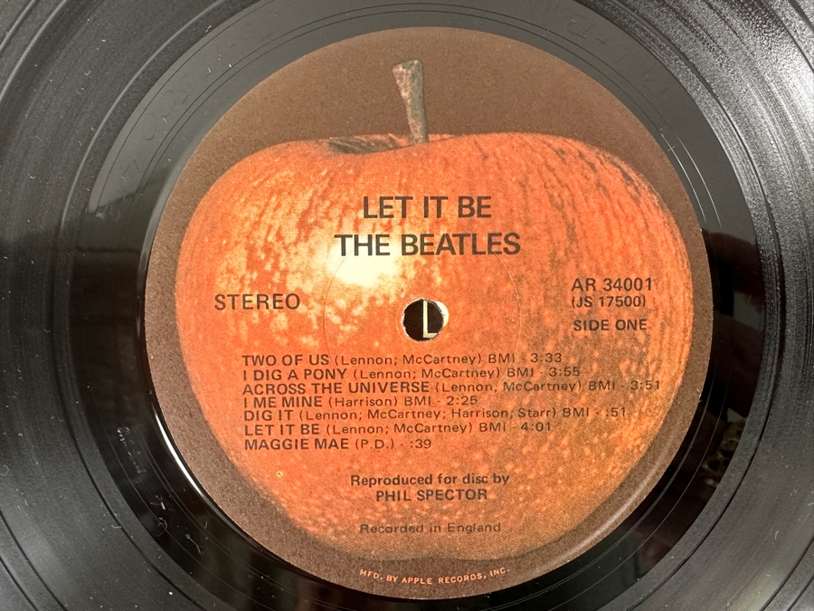 The Beatles - Let It Be - Apple Records AR 34001 1970 Vinyl Record [Photo 5]