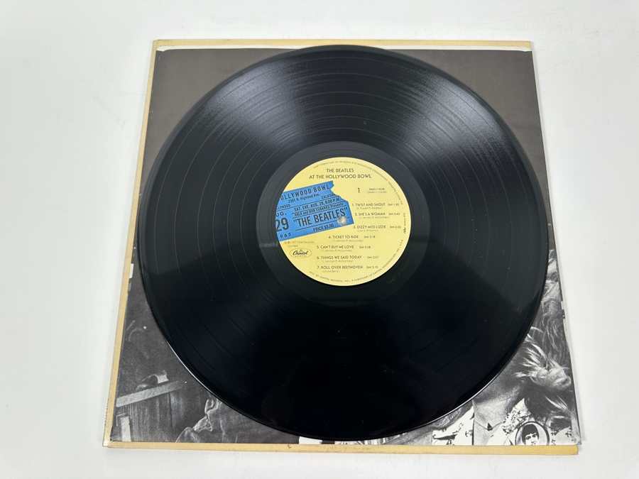 The Beatles - At The Hollywood Bowl - Capitol Records SMAS-11638 1977 Vinyl Record [Photo 7]
