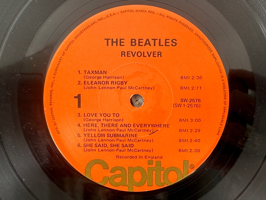 The Beatles - Revolver - Capitol Records [SW 2576] 1978 Vinyl Record [Photo 4]