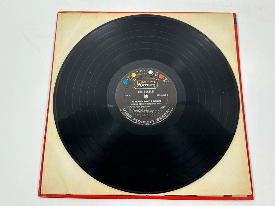 The Beatles - A Hard Day's Night - United Artists UAS 6366 1964 Vinyl Record [Photo 3]