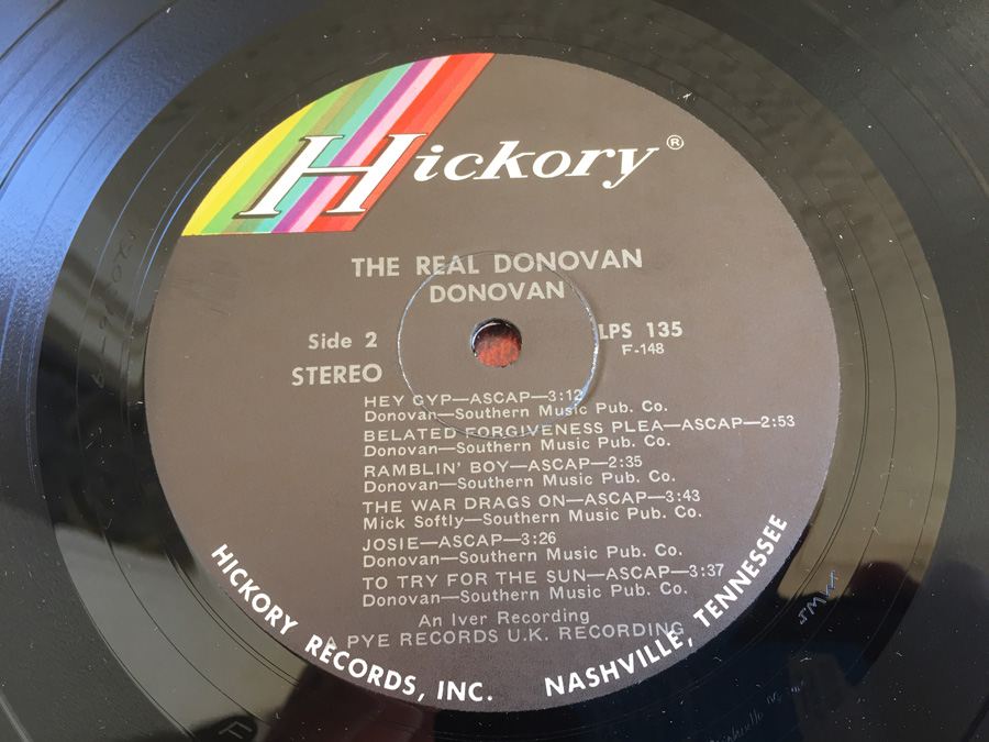 Donovan ‎- The Real Donovan - Hickory Records ‎- LPS 135 [Photo 6]