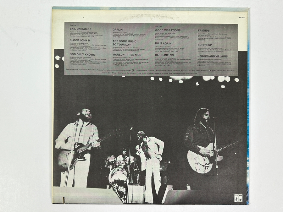 The Beach Boys - Good Vibrations - The Best Of The Beach Boys - Reprise Records - MS 2223 1975 Vinyl Record [Photo 2]