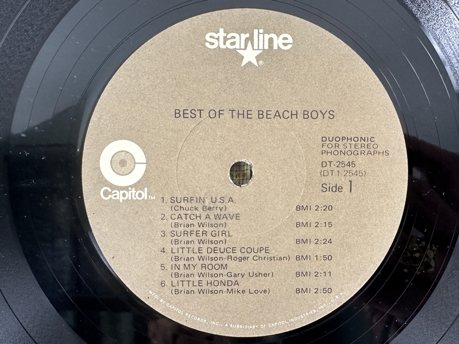 The Beach Boys - Best Of The Beach Boys - Capitol Records DT 2549 1966 Vinyl Record [Photo 4]