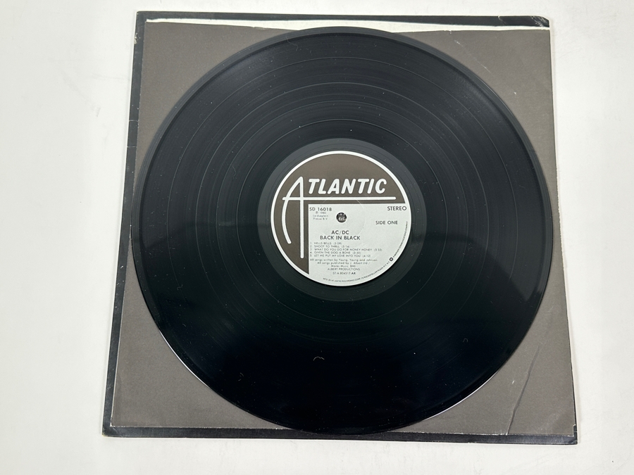 AC/DC - Back In Black - Atlantic Records SD 16018 1980 Vinyl Record [Photo 4]