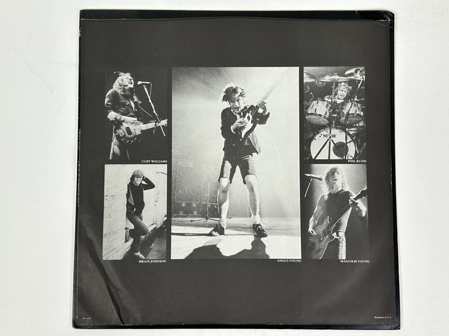 AC/DC - Back In Black - Atlantic Records SD 16018 1980 Vinyl Record [Photo 3]