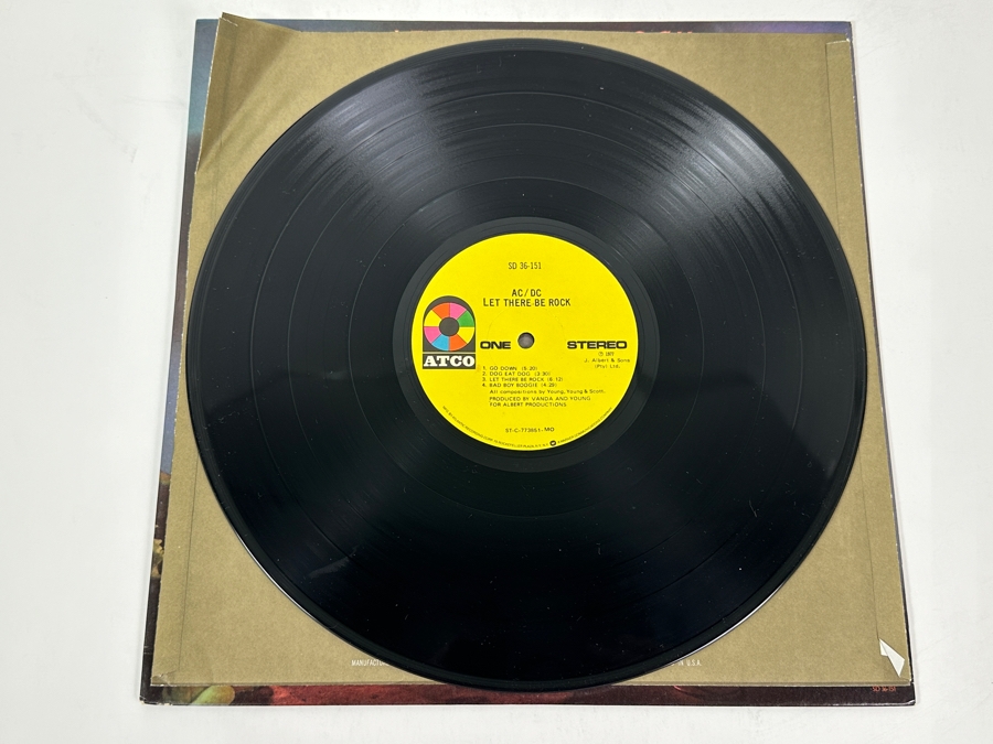 AC/DC - Let There Be Rock - ATCO Records SD 36-151 1977 Vinyl Record [Photo 3]