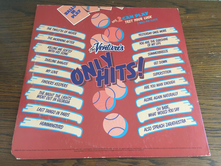 Ventures, The ‎- Only Hits! - United Artists Records ‎- UA-LA147-G2 [Photo 2]