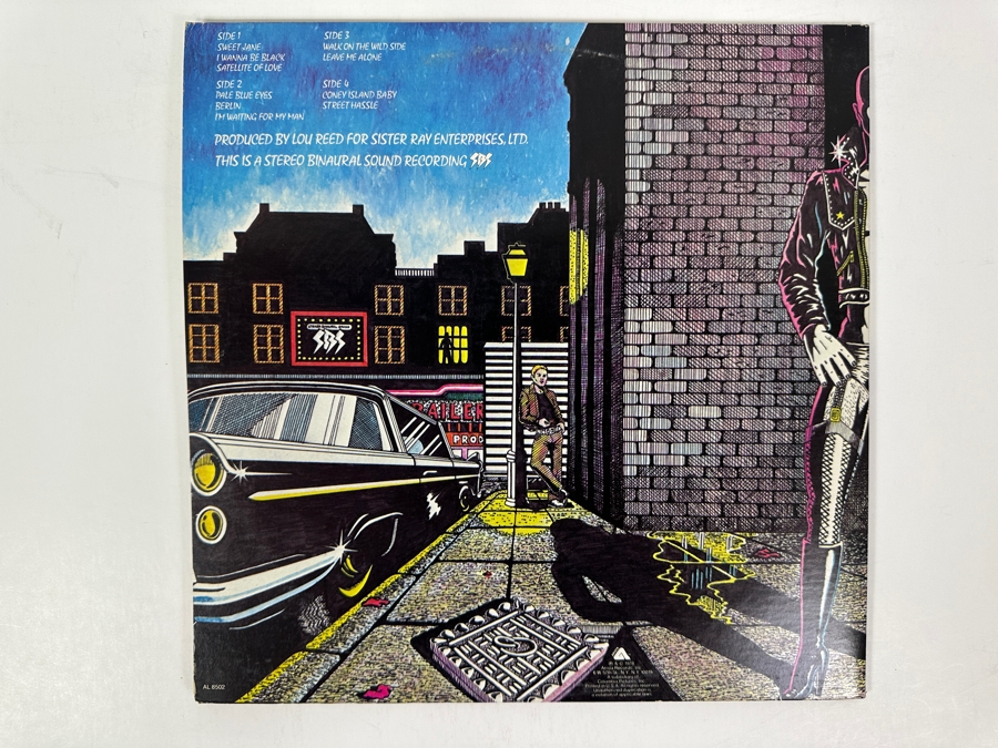 Lou Reed - Live - Take No Prisoners - Arista - AL 8502 1978 Vinyl Record [Photo 3]