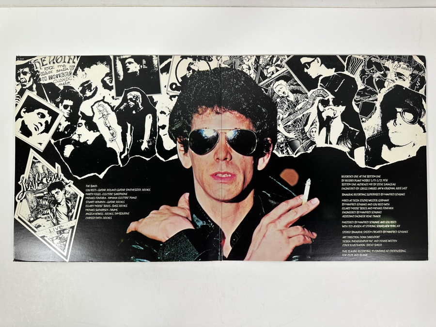 Lou Reed - Live - Take No Prisoners - Arista - AL 8502 1978 Vinyl Record [Photo 2]