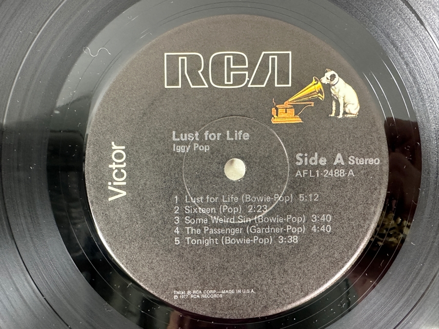 Iggy Pop - Lust For Life RCA Victor AFL1-2488 1977 Vinyl Record [Photo 4]