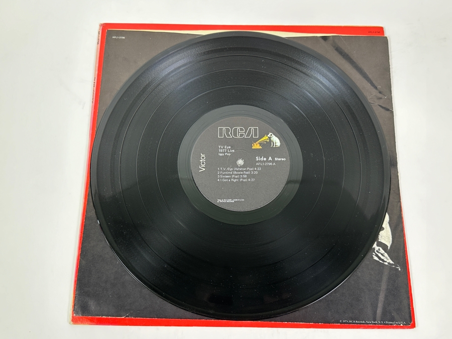 Iggy Pop - His Iconic TV Eye Live 1977 RCA AFL1-2796 Issued In 1977 Vinyl Record [Photo 3]