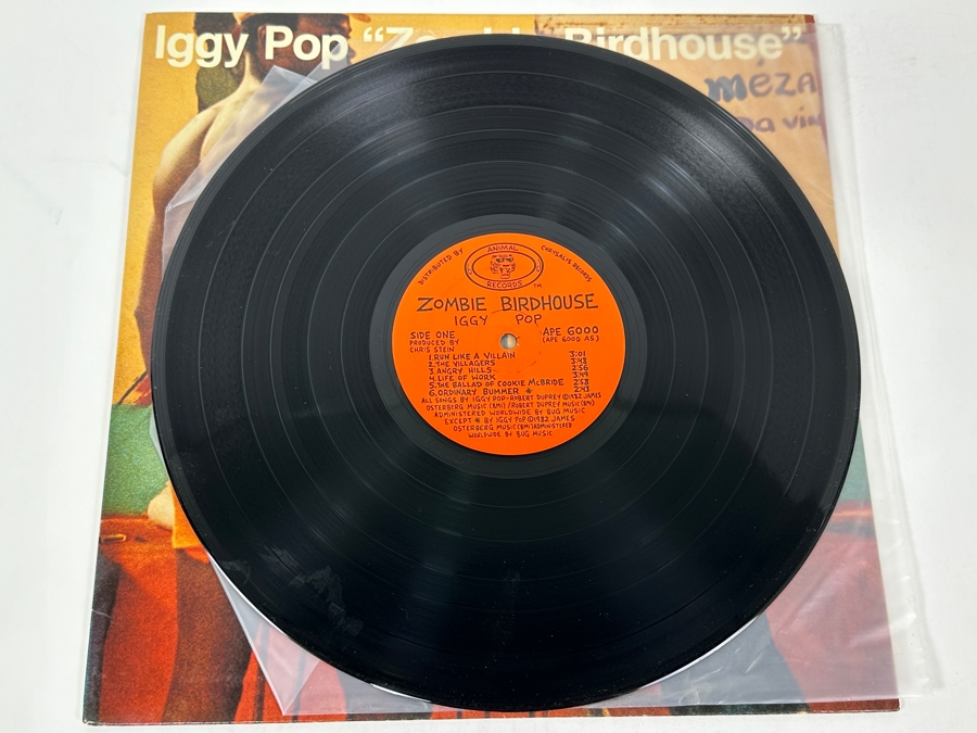 Iggy Pop - Zombie Birdhouse Animal Records APE 6000 1982 Vinyl Record [Photo 4]