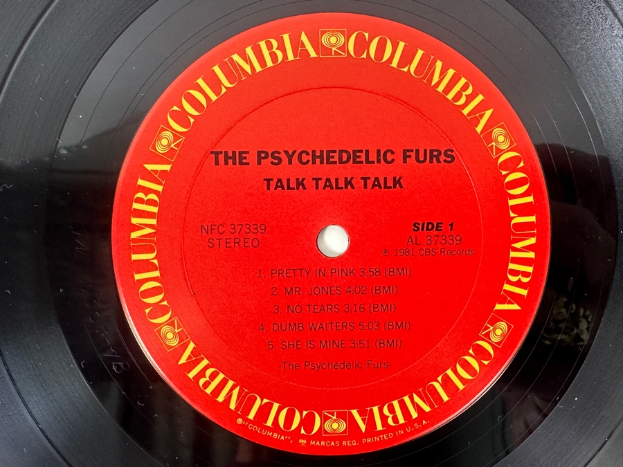 The Psychedelic Furs - Talk Talk Talk Columbia AL 37339 1982 Vinyl Record [Photo 4]