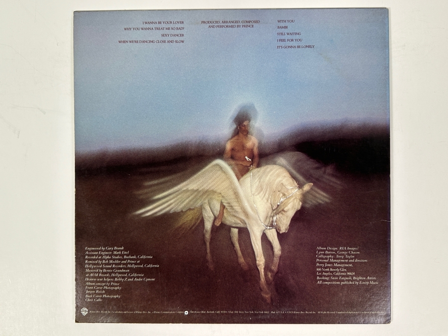 Prince - Prince Warner Bros. Records BSK 3366 1979 Classic Vinyl Record [Photo 2]
