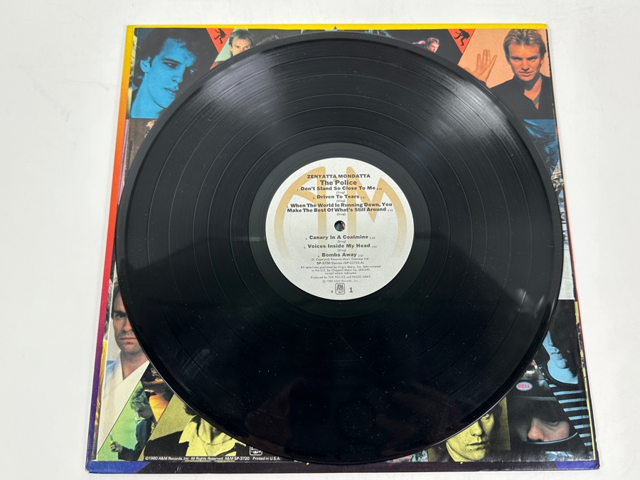 The Police - Zenyatta Mondatta A&M Records SP-3720 1980 Classic New Wave Rock Album Vinyl Record [Photo 3]