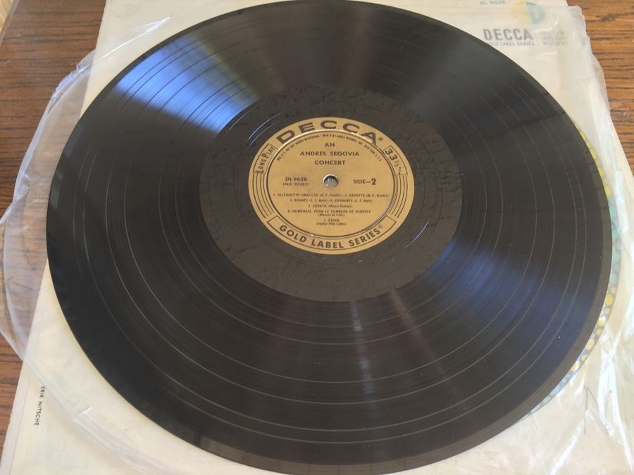 Andrés Segovia ‎- An Andrés Segovia Concert - Decca ‎- DL 9638 [Photo 5]