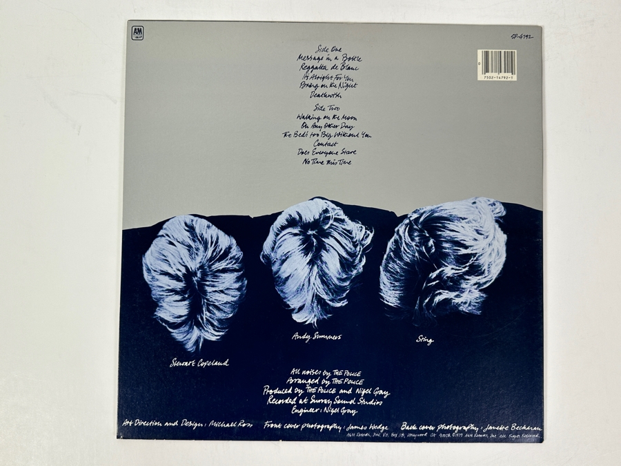 The Police - Reggatta De Blanc A&M Records SP-4792 1979 Vinyl Record [Photo 2]