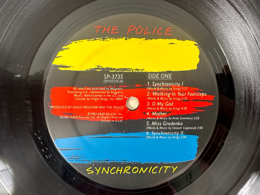 The Police - Synchronicity A&M Records SP-3735 1983 Vinyl Record [Photo 4]