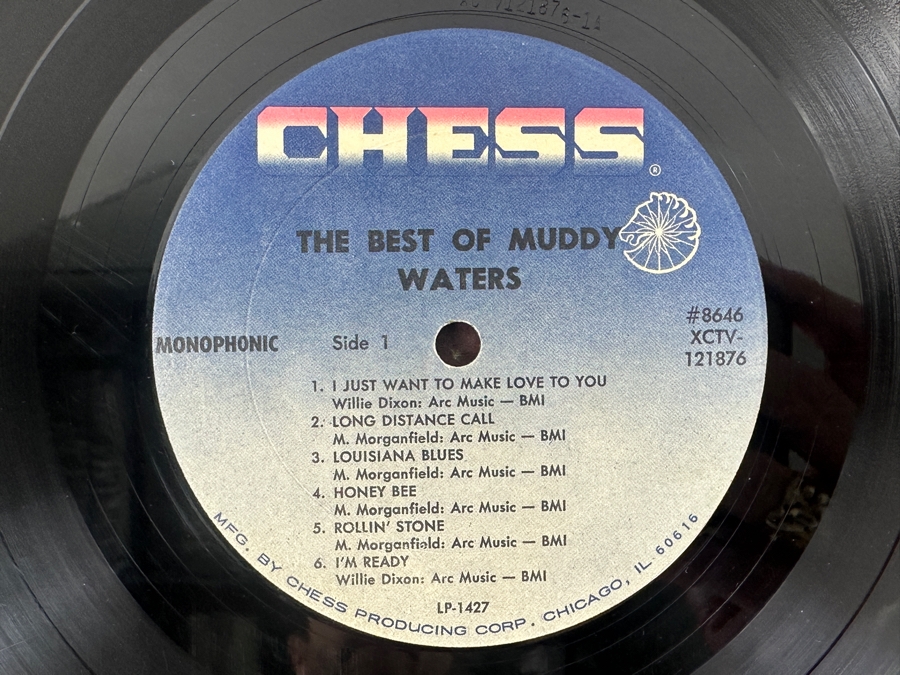 Muddy Waters - The Best Of Muddy Waters, A Classic Blues Album From Chess Records, LP 1427, Released In 1958 Vinyl Record [Photo 4]