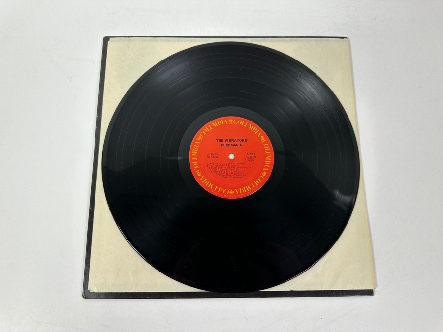The Vibrators - Pure Mania Columbia Records JC 35038 1977 Vinyl Record [Photo 3]