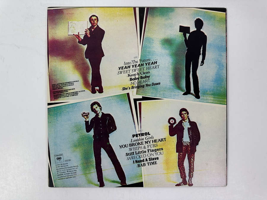 The Vibrators - Pure Mania Columbia Records JC 35038 1977 Vinyl Record [Photo 2]