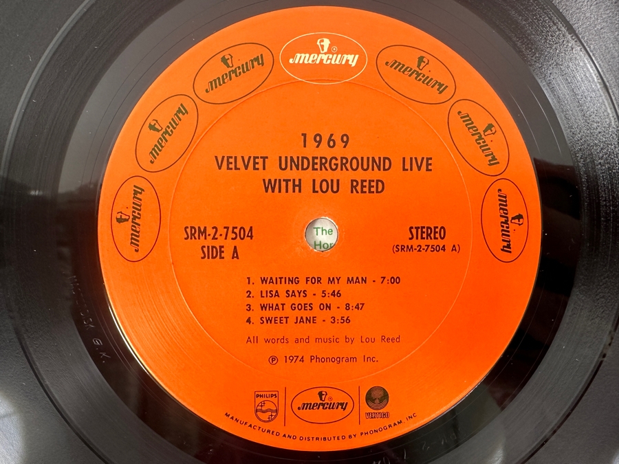 Velvet Underground - 1969 Velvet Underground Live With Lou Reed - Mercury SRM-2-7504 1974 Vinyl Record [Photo 6]