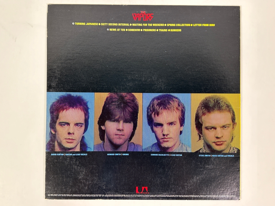 The Vapors - New Clear Days United Artists Records LT-1049 1980 Vinyl Record [Photo 2]