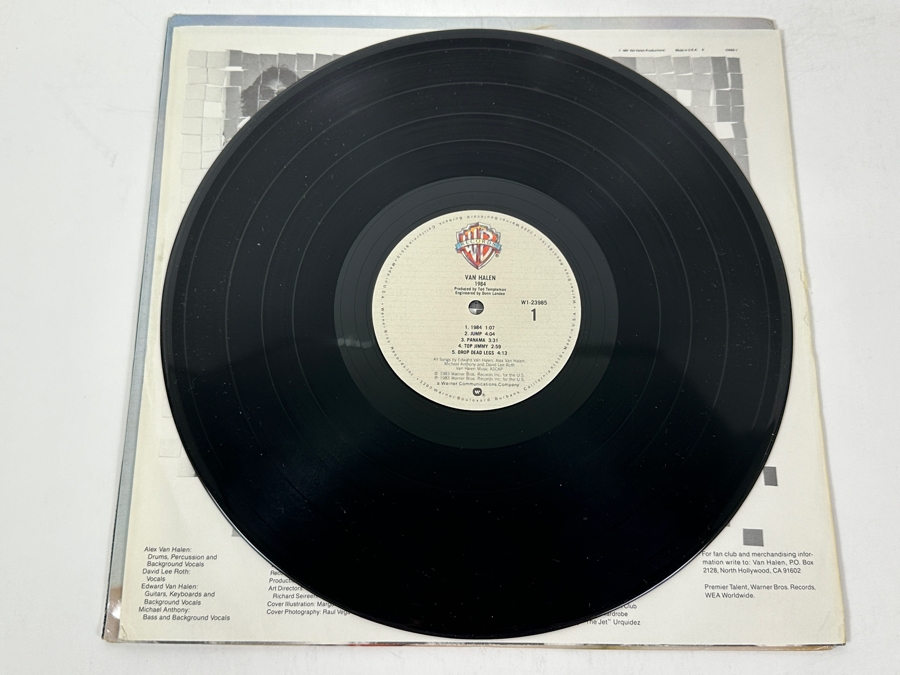 Van Halen - MCMLXXXIV (Nineteen Eighty-Four), Warner Bros. Records Inc. W1-23985 1984 Vinyl Record [Photo 3]