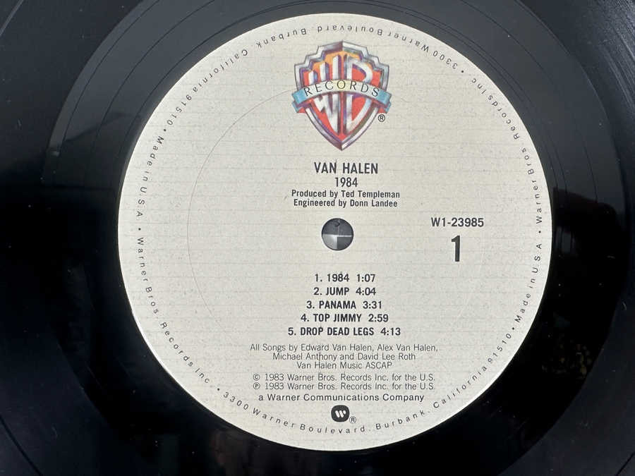 Van Halen - MCMLXXXIV (Nineteen Eighty-Four), Warner Bros. Records Inc. W1-23985 1984 Vinyl Record [Photo 4]