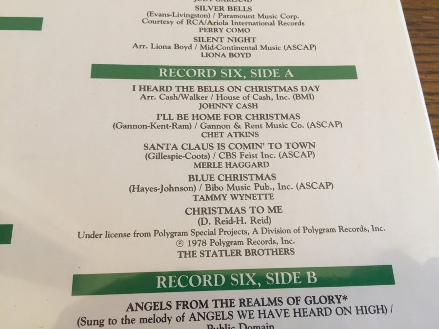 The Best Sounds Of Christmas - Box Set - P6 19615 - Various Artists (Johnny Cash) - SEALED [Photo 4]