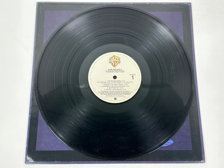 Van Halen - Van Halen II Warner Bros. Records HS 3312 1979 Vinyl Record [Photo 5]