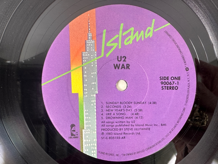 U2 - War - Island Records 90067-1 1983 Vinyl Record [Photo 5]