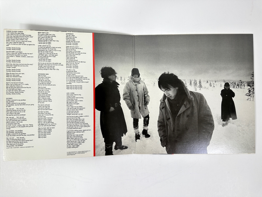 U2 - War - Island Records 90067-1 1983 Vinyl Record [Photo 2]