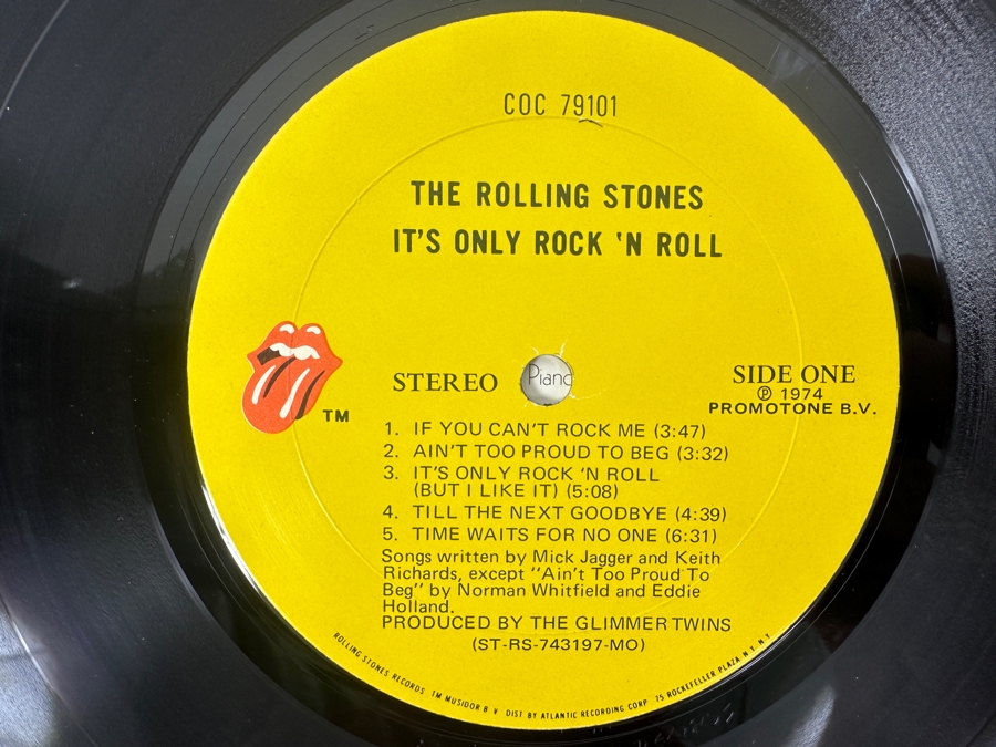 The Rolling Stones - It's Only Rock 'N Roll - Rolling Stones Records COC 79101 1974 Vinyl Record [Photo 5]