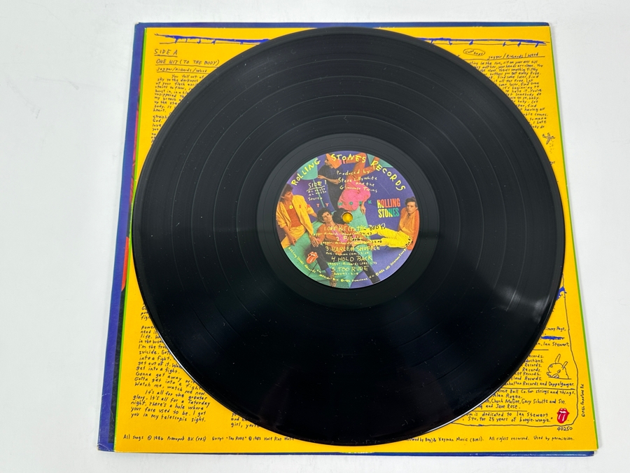 Rolling Stones - Dirty Work - Rolling Stones Records OC 40250 1986 Vinyl Record [Photo 4]