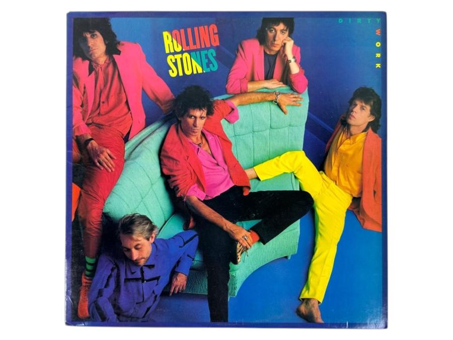 Rolling Stones - Dirty Work - Rolling Stones Records OC 40250 1986 Vinyl Record